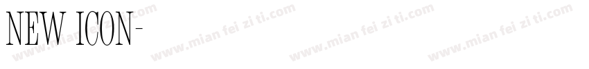 new icon字体转换